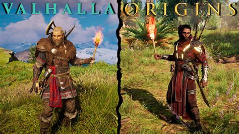 assassin's creed origins vs valhalla.